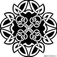 凯尔特装饰品图片-欧美花纹元素图