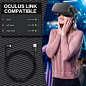 Amazon.com: OQLINK Oculus Quest Link Cable 13ft(4M) High Speed Data Transfer & Fast Charging USB 3.1 Type C to USB Type A (USB-IF Certified) No Active Extension Necessary, Compatible with Oculus Quest VR Headset: Industrial & Scientific