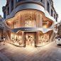Outdoor model store shop Fashion  design
