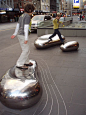 Melbourne street sculpture: 