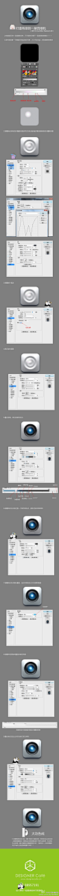 #精品小教程# 图标世界里传说中最牛的一层流相机镜头教程放出来鸟，原作为大神Kunihiko Nakata，