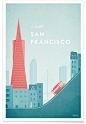 San Francisco als Premium Poster von Henry Rivers | JUNIQE: 
