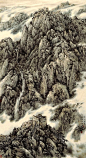 【国画艺术】陈钢大型水墨山水画集欣赏_56张_qx660606的空间_百度空间