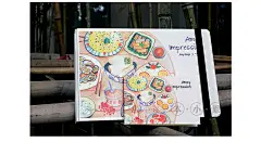 本小姐 城市印象笔记 云南西藏成都厦门大理涂鸦手绘记事速写本子-淘宝网