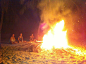 bonfire @ inas place on narangdup island, san blas,mathiasdomschke