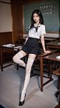 阳光教室中的长腿美少女-今日头条