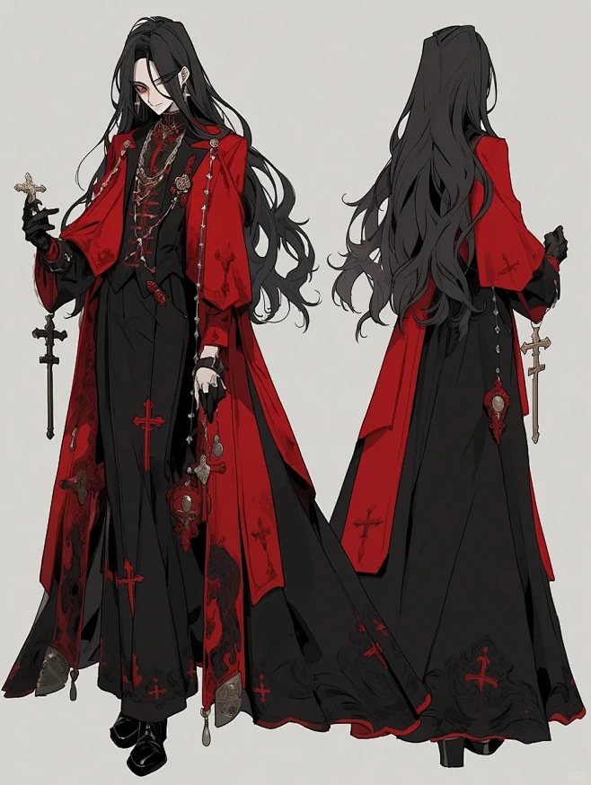 角色｜牧师｜哥特服饰