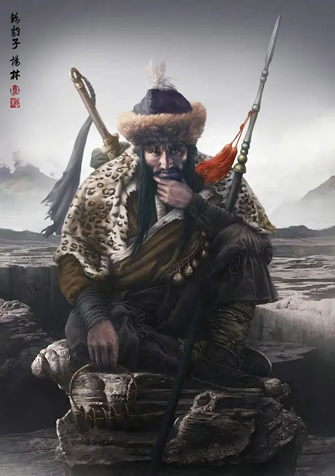张墨一水浒英雄图谱全集-花瓣网