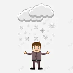 卡通高清素材 云 人物 动漫 卡通 雪 免抠png 设计图片 免费下载
