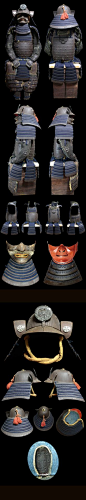 Japanese SAMURAI ARMOR Japan - love the overall shape of the shikoro