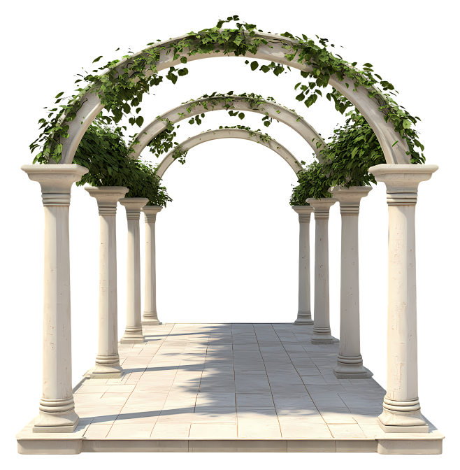 花边拱形门，免抠素材，C4D，合成 c4...