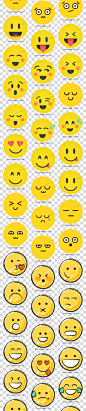 图标emoji表情QQ表情微信表情高清免抠素材