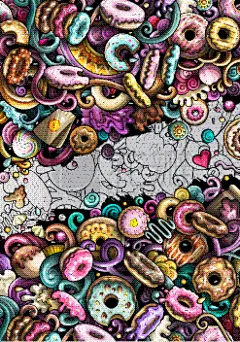 华丽的,乱画,动画片,贺卡,蛋糕,传单,食品,壁纸,绘制
