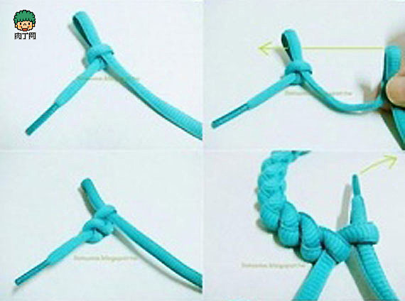 手绳编织教程 一种简单手绳的编织方法图解