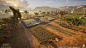 Fields Theban Necropolis pt.2 - ACO Curse of the Pharaohs, Samuil Munis : Part of my work on the DLC Curse of the Pharaohs for AC Origins. This is the level art of the zones covering the areas between Valley of the Kings and Qubbet El Hawa. These are fert