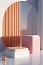 C4D几何背景geometry-bg｜LiblibAI