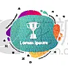 杯,奖,分离着色,图标,白色,白色背景,运动