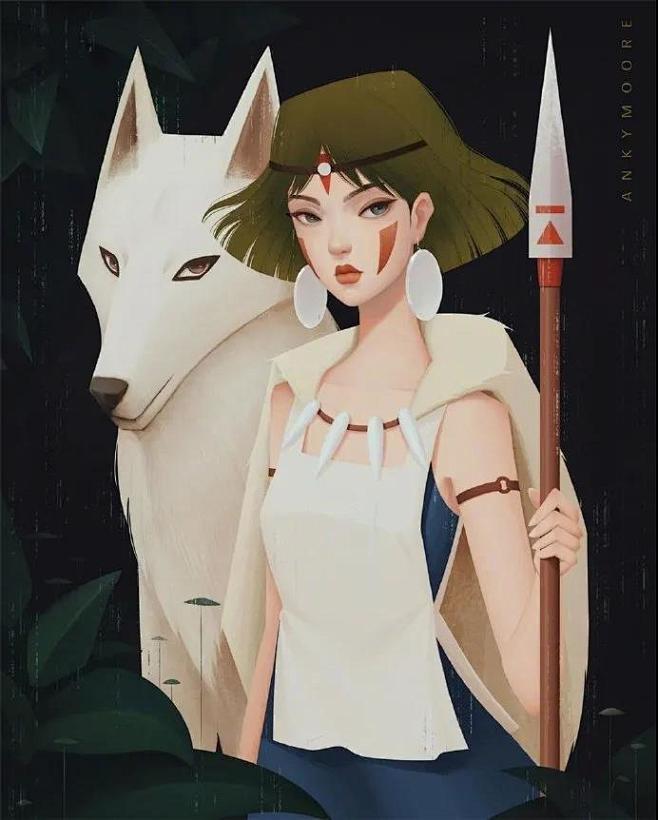 ins上的插画师@ankymoore