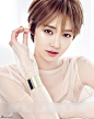 组图：韩星高俊熙精致写真 红唇短发分外性感 : 韩国女演员高俊熙为代言的化妆品牌拍摄了最新写真。