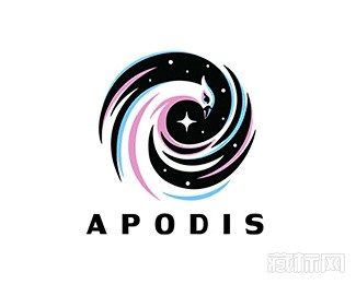 APODIS旋转的鸟logo设计欣赏
