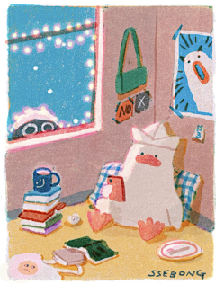 图好下班早采集到插画