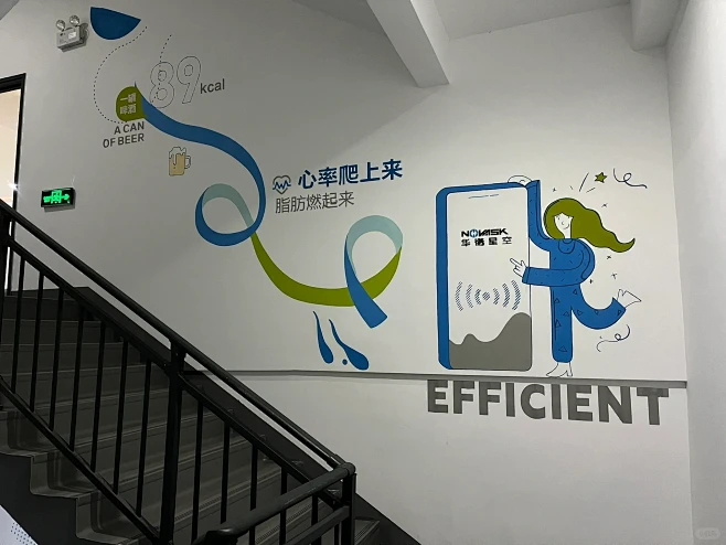 楼梯间彩绘｜墙绘接单中