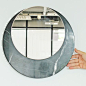Wall-mounted mirror / contemporary / round / marble DO IT by Joana Marcelino Per/Use