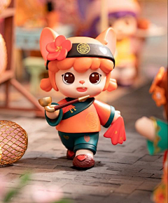 设计师大东采集到潮玩IP_眼睛脸部建模