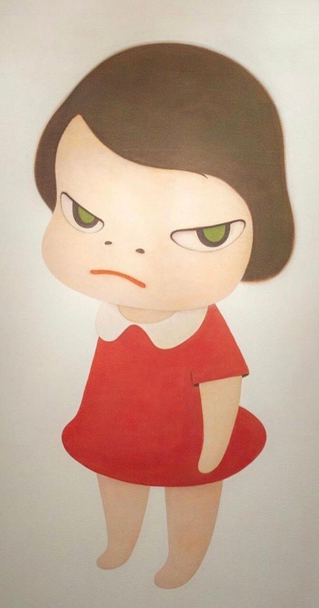 奈良美智背后藏刀