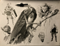 Drawings & sketches, Mauro Belfiore : October 2018