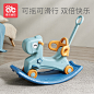 儿童摇马宝宝摇摇马二合一婴儿周岁礼物玩具小木马两用幼儿溜溜车-tmall.com天猫