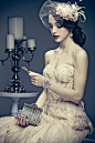 This is it; The perfect vintage Hollywood glam wedding look. Hair, makeup, wow.