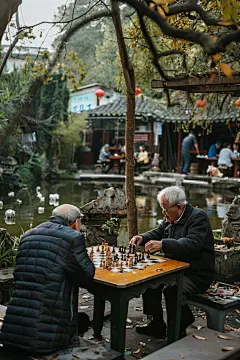 下棋的老人公益项目