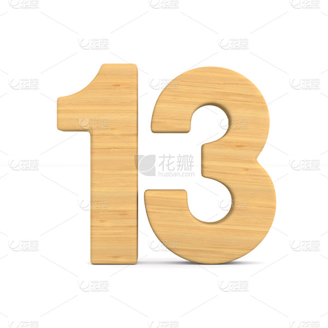 三维图形,绘画插图,白色背景,数字,数字13,分离着色,有序,背景分离,字母,字母表次序