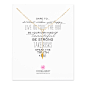 dare to... little y spike necklace, gold dipped