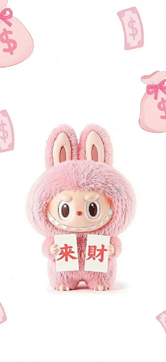低冷多面体采集到labubu