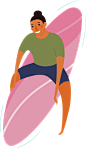 夏日卡通人物PNG免抠图