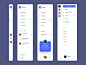 Clever: Sidebar Navigation side navigation menu bar uiux app design dashboard template clean minimalist clear ui dashboard design dashboard ui component sidebar navigation navs dashboard