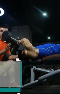 【健身培训视频第四课】肱三头肌训练之仰卧杠铃臂屈伸