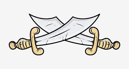双刀免抠素材_新图网 https://ixintu.com 刀 卡通 霸气-花瓣网