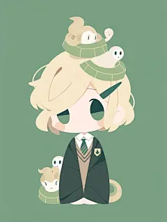 可爱头像｜哈利波特｜斯莱特林 - 小红书