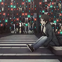 融于风景的黑与白。人行横道特辑 : 日常风景中经常可以看到人行横道。或许人们平时很少会去注意它，但是道路上黑与白的条纹却保障了步行者的人身安全，它存在非常伟大。甲壳虫乐队以人行横道为题材的专辑封面也特别有名呢。融于街道风景的人行横道在不同的季节和天气里，会展现出不同的表情。这次，就为大家送上描绘了各式风景中的人行横道的插画作品特辑。