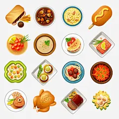 菜肴免抠素材_新图网 https://ixintu.com 佳肴 卡通菜肴 早餐 绿色食品 美味佳肴 美食 菜肴 食物 餐饮