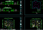 CAD DWG 图纸 平面图 素材 装修 装饰 施工图 立面图 剖面图 室内设计 建筑设计 独栋 联排 双拼 叠加 别墅 私宅 别业  公馆