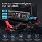 Amazon.com: Car Battery Charger TOPDON 2000A Peak Battery Jump Starter for Up to 8L Gas/6L Diesel Engines, 12V Portable Battery Booster Jump Starter Pack with Jumper Cables and EVA Protection Case : Automotive
