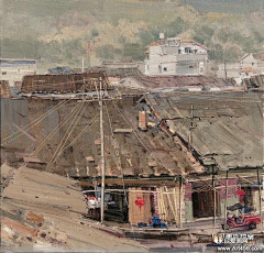 路守河采集到冷军油画