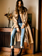 483 double classic trench coat (beige)