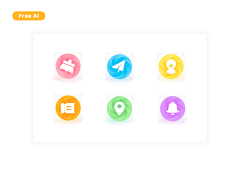 颠颠不睡觉采集到UI-金刚区icon