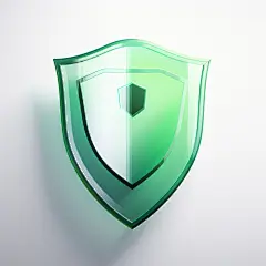 简约立体盾牌素材图