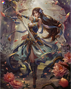 汪俊新采集到卡牌角色